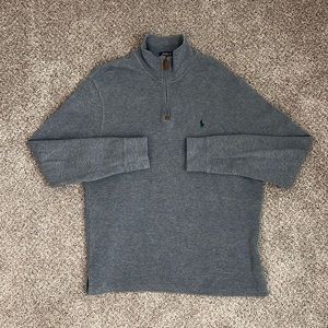 Polo by Ralph Lauren Men’s Gray Quarter Zip Medium